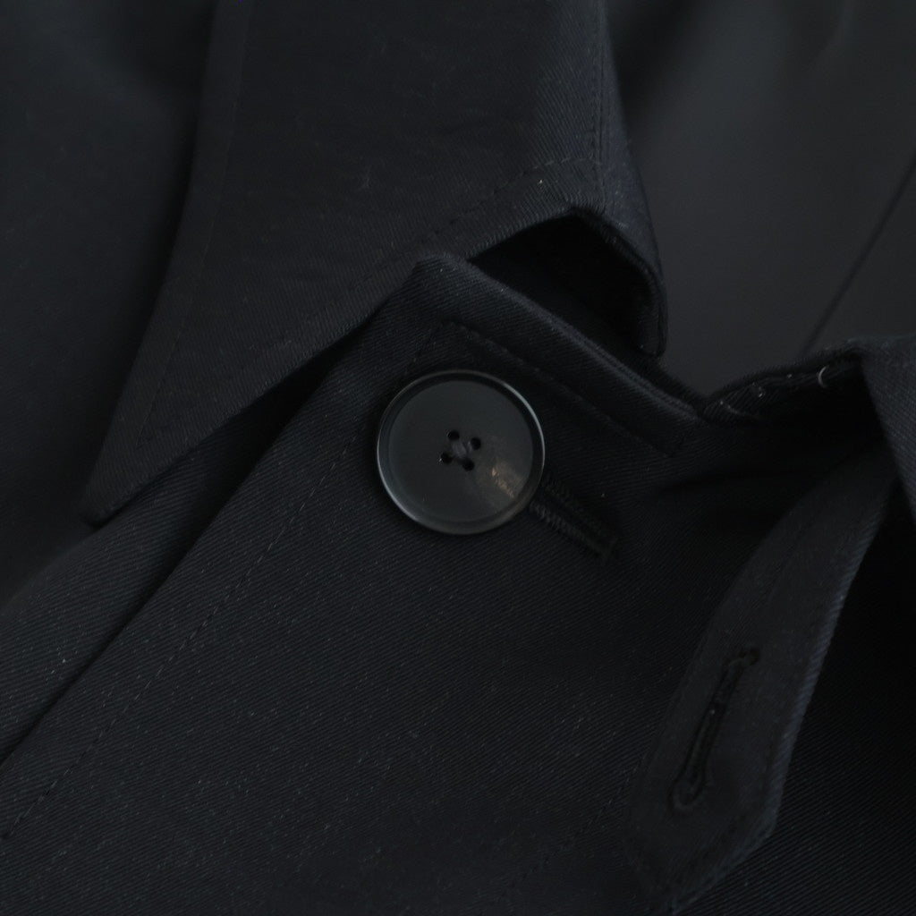 LIGHT WOOL MAX GABARDINE COAT #TOP BLACK [A26SC06MG] - ciacura