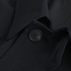 LIGHT WOOL MAX GABARDINE COAT #TOP BLACK [A26SC06MG]