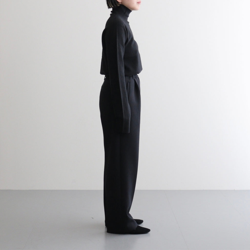 Wool Cashmere Turtle Knit #BLK [12520537]