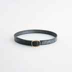 REVERSIBLE BUCKLE BELT #BLACK [A26AB10RP]
