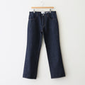 DENIM PANTS FLARE #indigo [23-BR]