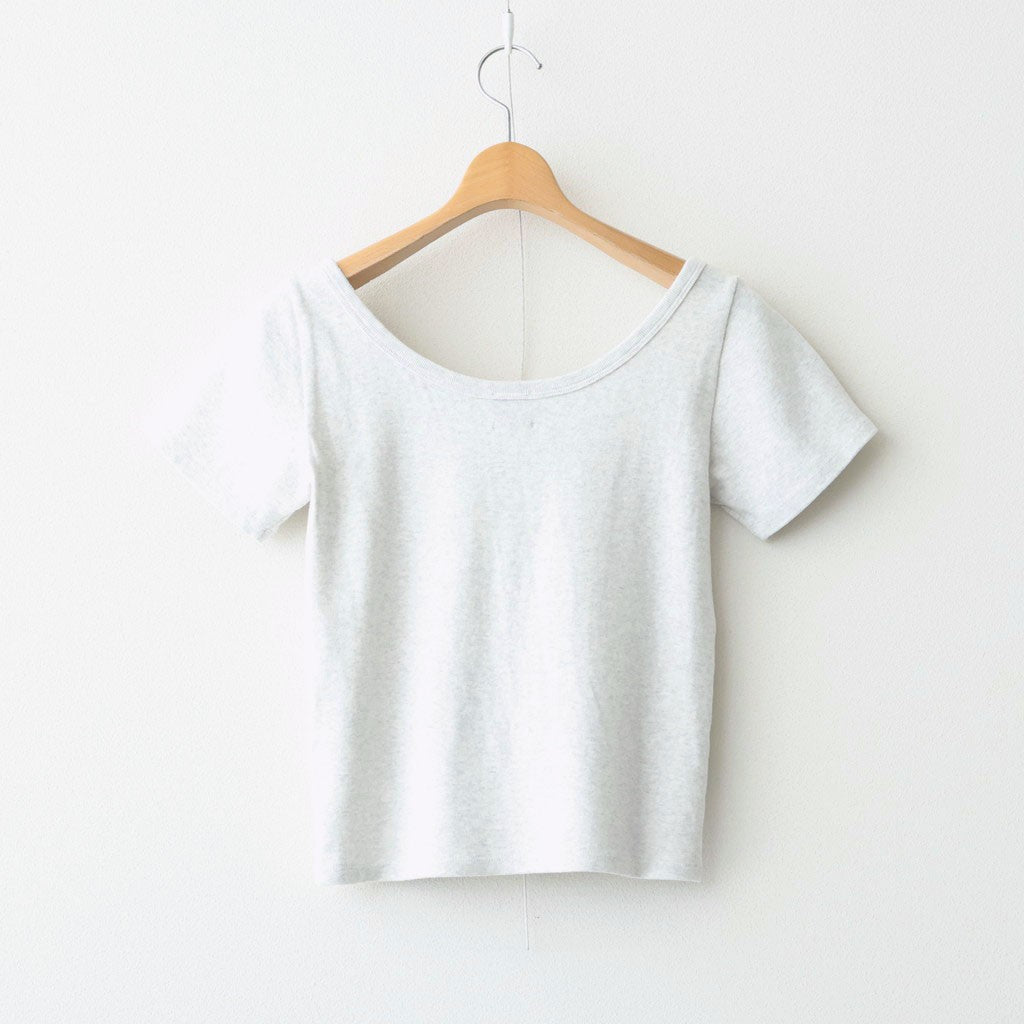 Cotton Henry Neck #LT.GREY [I26SS-BC11]