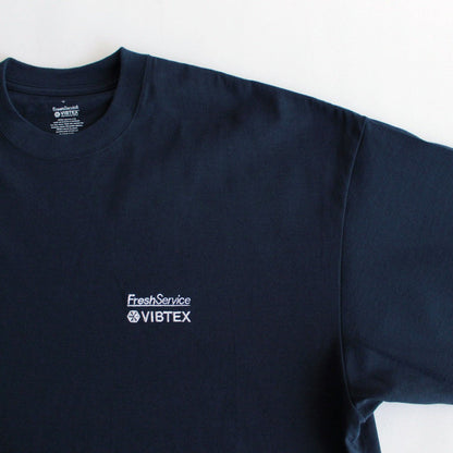 VIBTEX for FreshService S/S CREW NECK TEE #NAVY [FSC244-70176B]