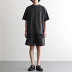 GARMENT-DYED YOKE T-SHIRT #CARBON [YK26SS01296CS]