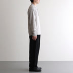 SHEER LIGHT KNIT SKIPPER LS #PALE GREY [ST.1150]