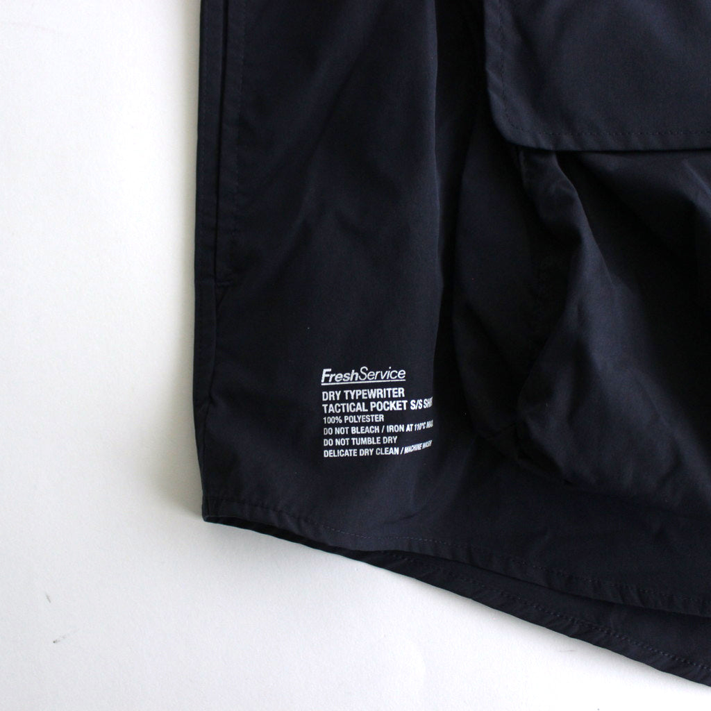 DRY TYPEWRITER TACTICAL POCKET S/S SHIRT #NAVY [FSC241-50106B]