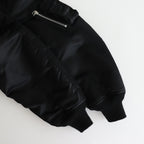 綿ナイロンダブルツイルブルゾン #BLACK [HP-J003-051]