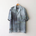 LANDSCAPE PRINTED OPEN COLLAR SHIRT #BLUE [YK25SS001003SH]