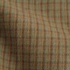 綿フランネルチェックシャツ #KHAKI [HP-B021-051]