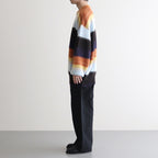 COLOR COMBINATION MOHAIR LS #MULTI STRIPES [ST.533-2]