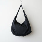 ナイロンツイル マルチポケットショルダーバッグ #BLACK [HR-K207-051]
