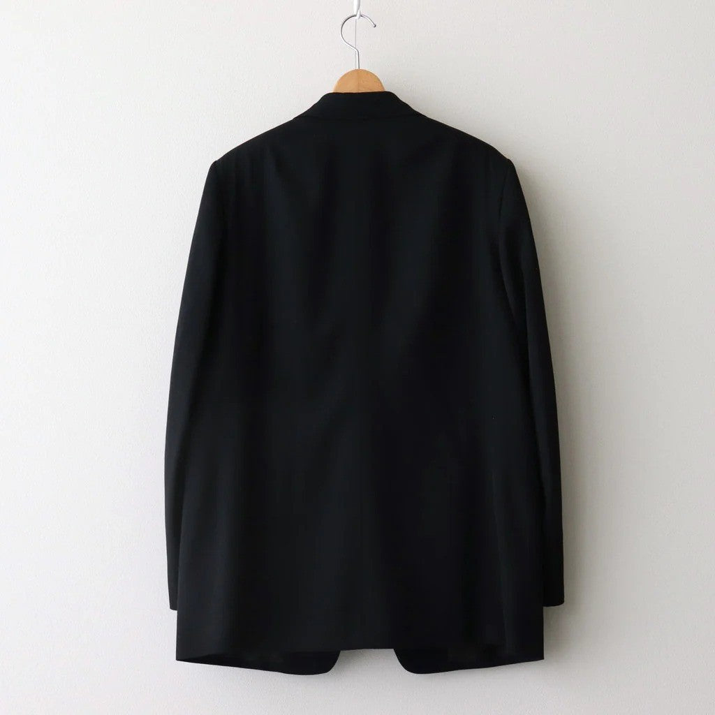 LIGHT WOOL MAX GABARDINE JACKET #TOP BLACK [A26AJ01MG] - ciacura