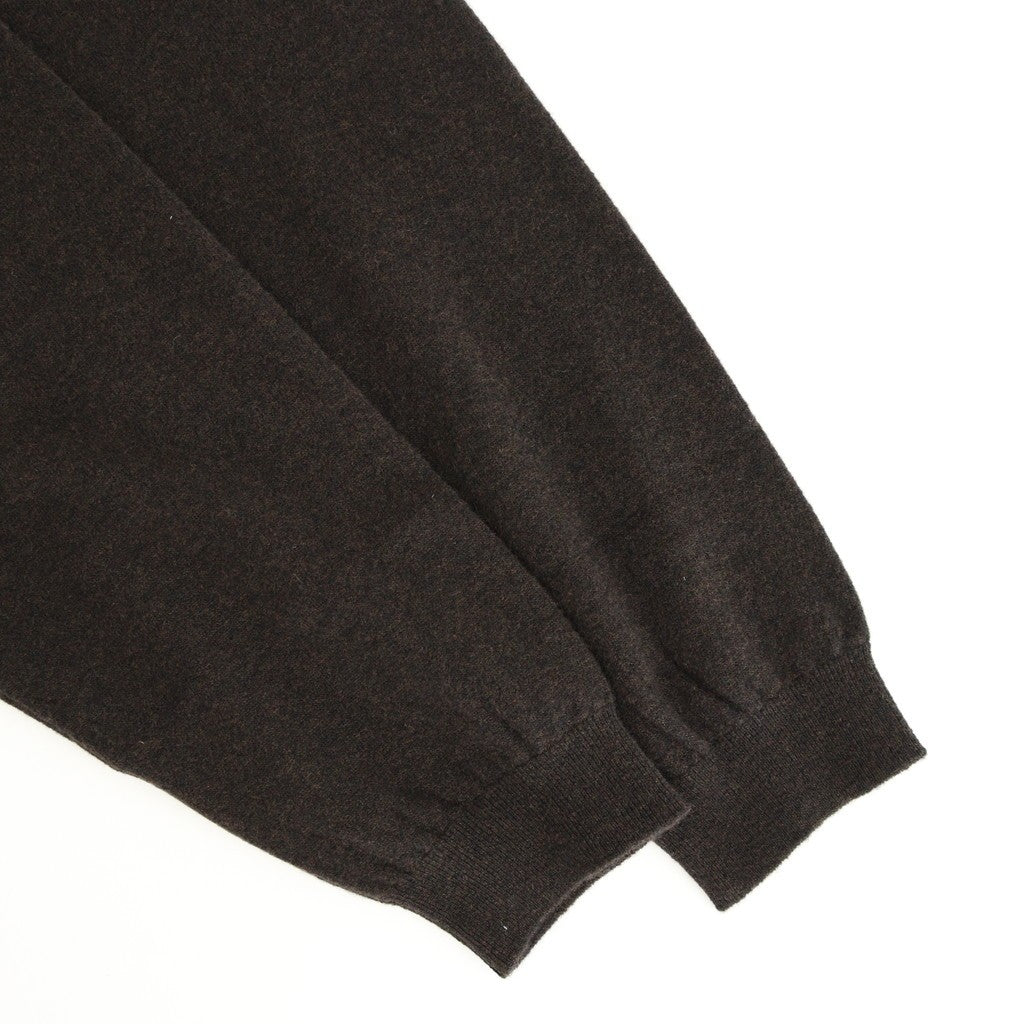 SUPER LIGHT WOOL SKIPPER POLO SWEATER #BROWN [KRAGGW0803]