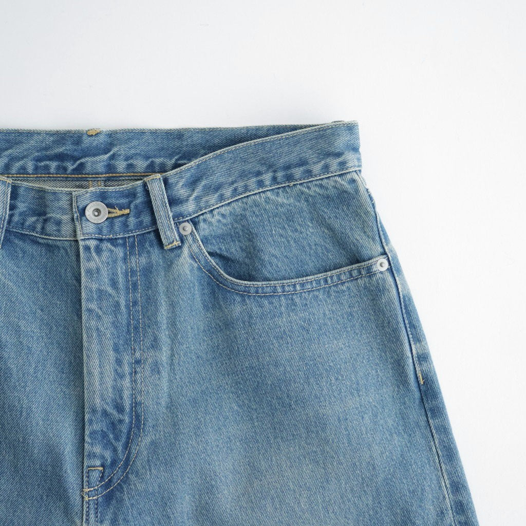 CORPORATE DENIM FIVE POCKET PANTS #LIGHT WASH [FSC263-40156FB]