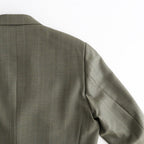 BLUEFACED WOOL JACKET #OLIVE GRAY STRIPE [A26AJ01BS]