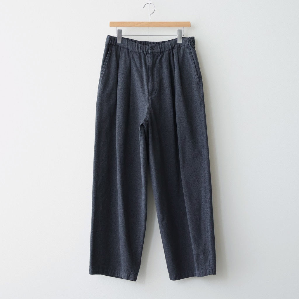 Sulfur Dyed Gabardine Two Tuck Easy Pants #GRAY [GM261-40201]