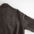 Herringborn Tweed Zip Blouson #Brown [YK26FW01314B]