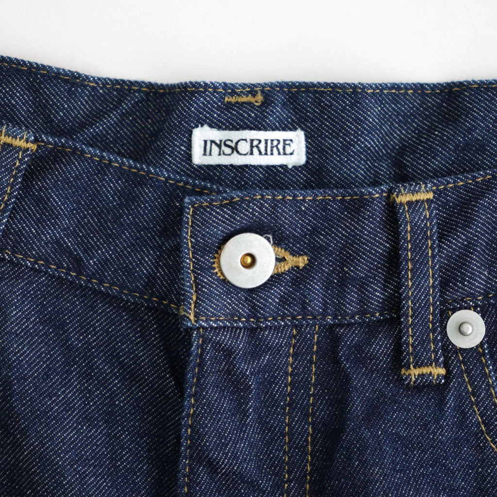 Wide Denim Pants #INDIGO [ID-PT61]