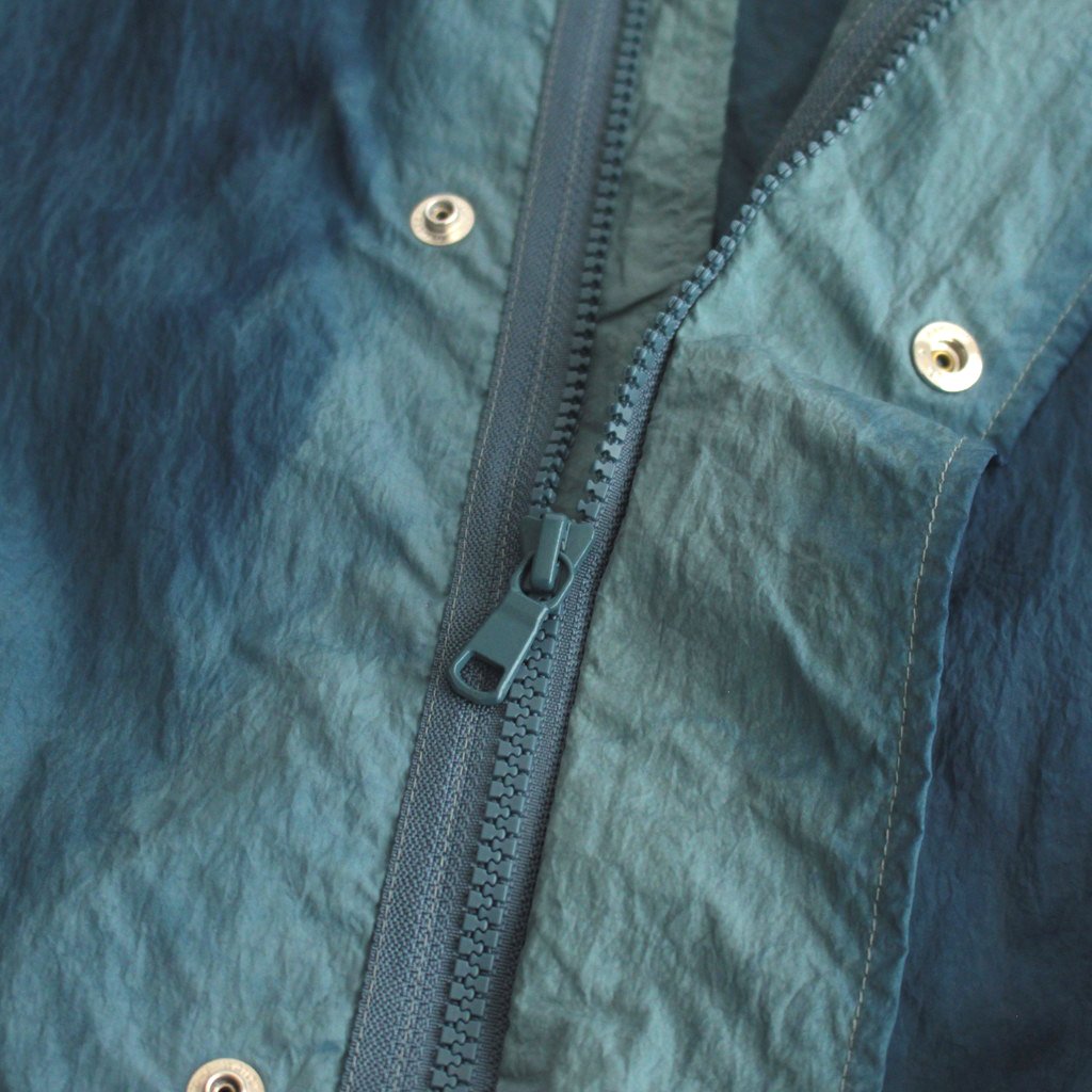 SPRAY PRINTED NYLON SNOWPARKA #OCEAN BLUE [YK23SS0462C]