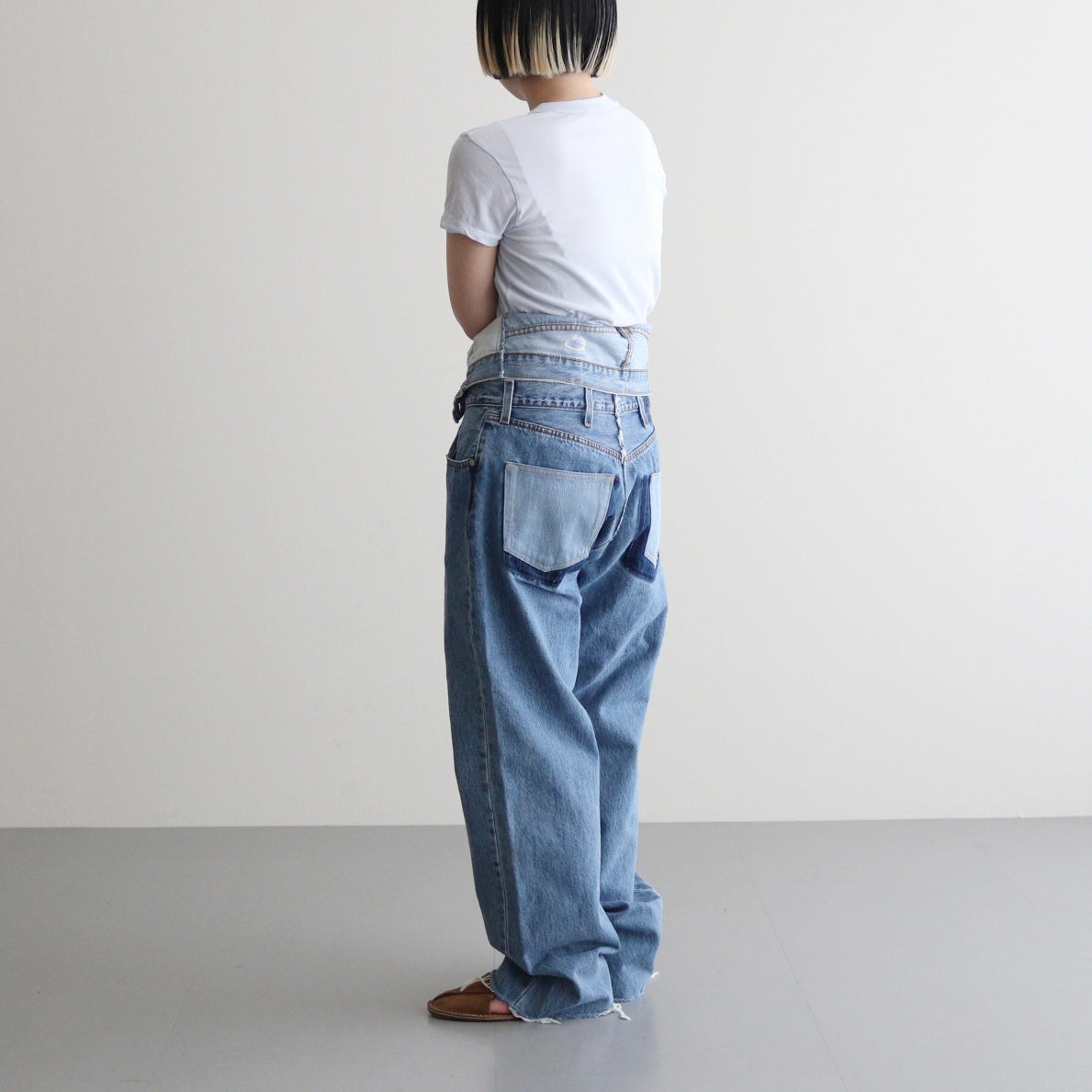 W WAIST DENIM PT #SIZE:2 D [Q25A-T018]