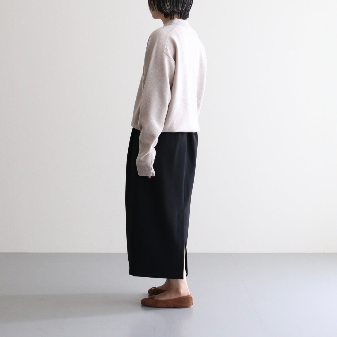 M-G Knit Polo #BEIGE [2503-008]