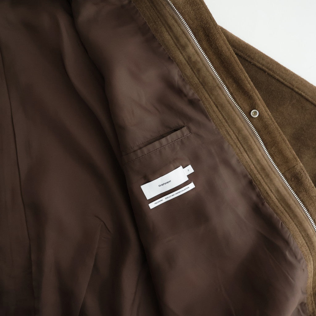 Hairy Suede Raglan Blouson #BROWN [GU263-30324]