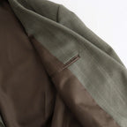 BLUEFACED WOOL JACKET #OLIVE GRAY STRIPE [A26AJ03BS]