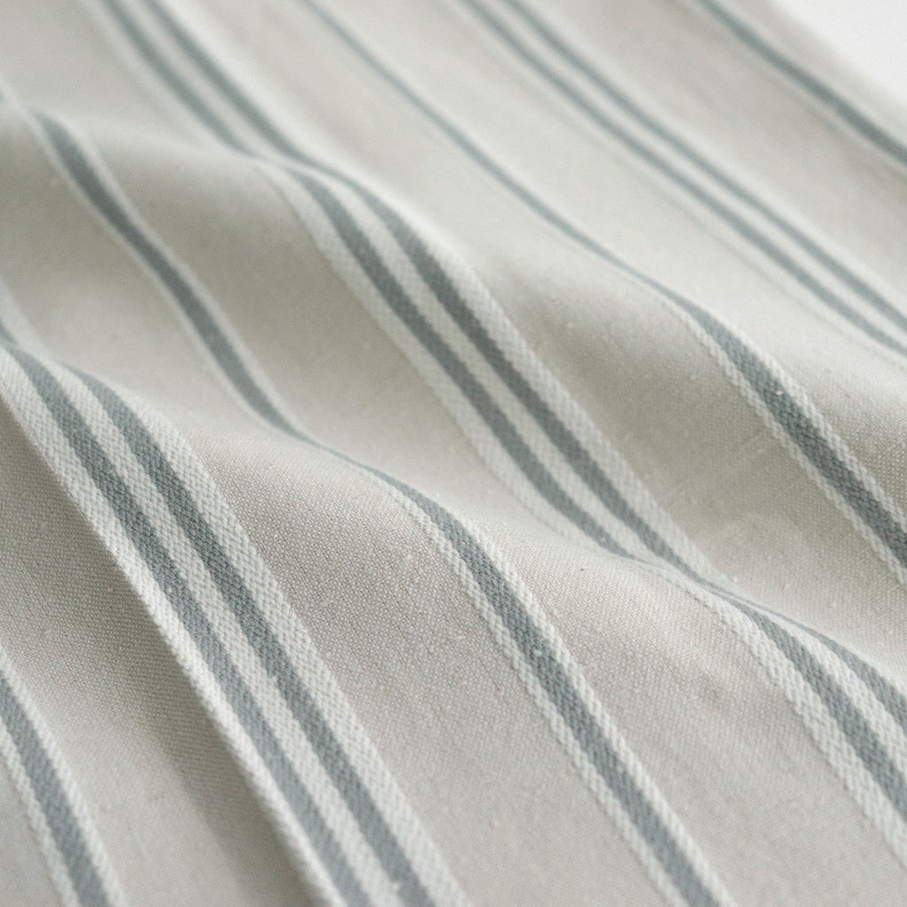 STRIPE BELTED WIDE LEG TROUSERS #IVORY [YK24SS0641P]