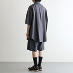 Oxford S/S Oversized B.D Shirt #GRAY [GM261-50025B]