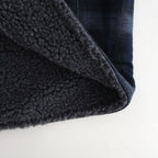 FLANNEL CHECK REVERSIBLE VEST #DARK NAVY [FSC253-30128]