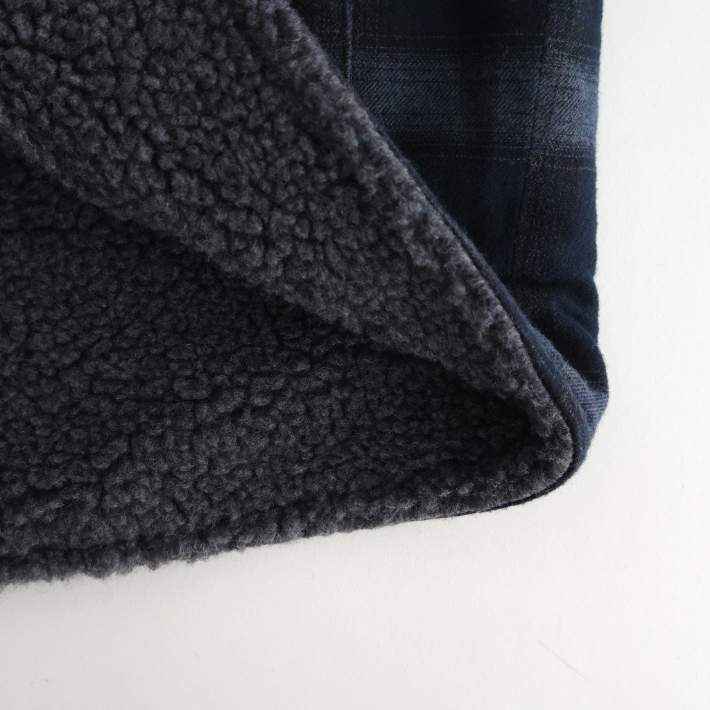 FLANNEL CHECK REVERSIBLE VEST #DARK NAVY [FSC253-30128]