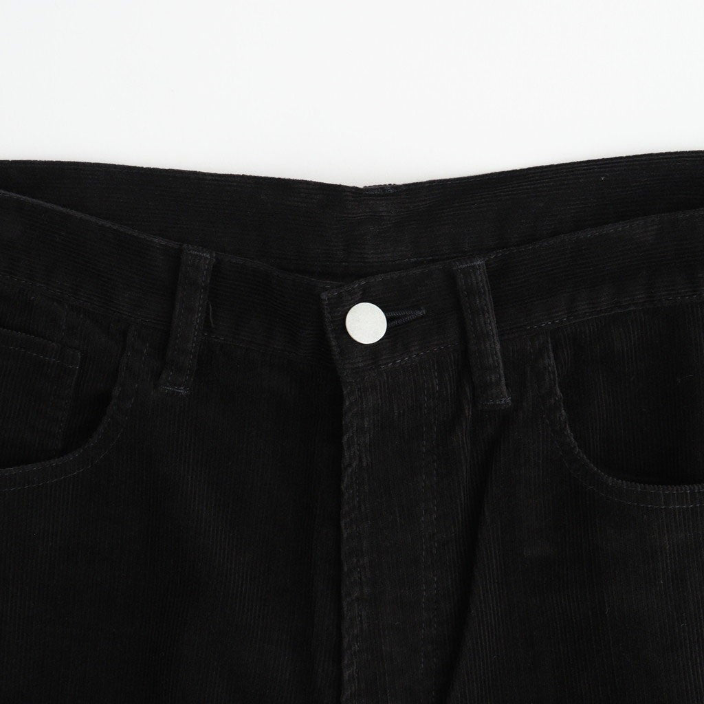 VINTAGE CORDUROY ROUND PANTS #BLACK [ST.1573]