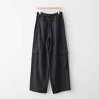 VIS/LI/RA TWILL CARGO TROUSERS #BLACK [ST.1434]
