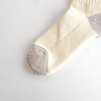 COARSE RIBBED OLDSCHOOL CREW SOCKS #BORDEAUX [R1255-SS26]