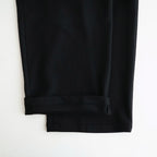 Wool Smooth Flannel Easy Wide Pants #GRAY [GU263-40523B]