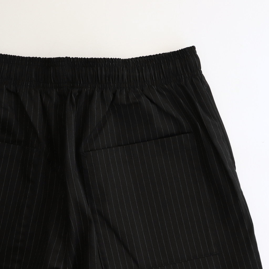 CORPORATE EASY SHORTS #BLACK STRIPE [FSC251-40039B]