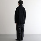 綿ウールボア ブルゾン #BLACK [HN-T018-051]