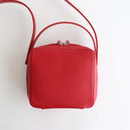 LEATHER SHOULDER BAG MADE BY AETA #RED [A25AB03AE]