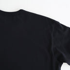 綿天竺 製品プリント S/S Tシャツ #BLACK [HQ-T101-051]