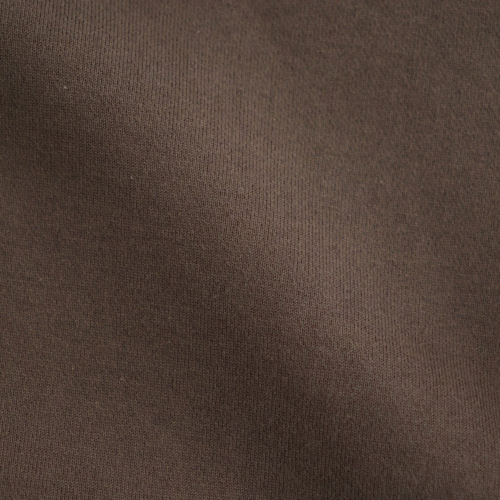 SMOOTH SOFT SWEAT P/O PARKA #DARK BROWN [A26AP01TU]