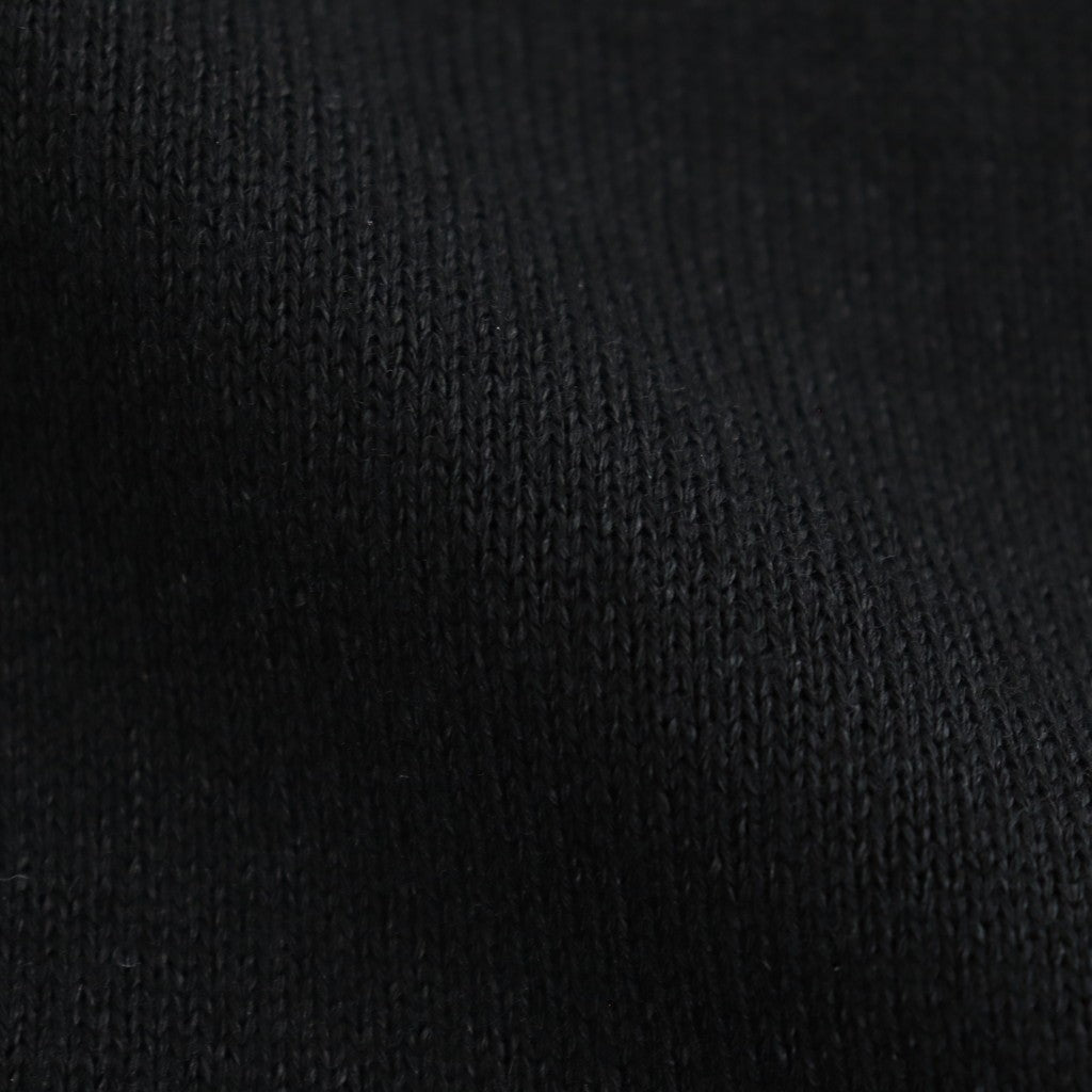 WOOL WASHI CREWNECK SWEATER #BLACK [KRAGGW0102]