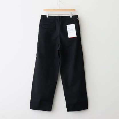 Selvage Denim Two Tuck Pants #BLACK WASHED [GU251-40188RB]