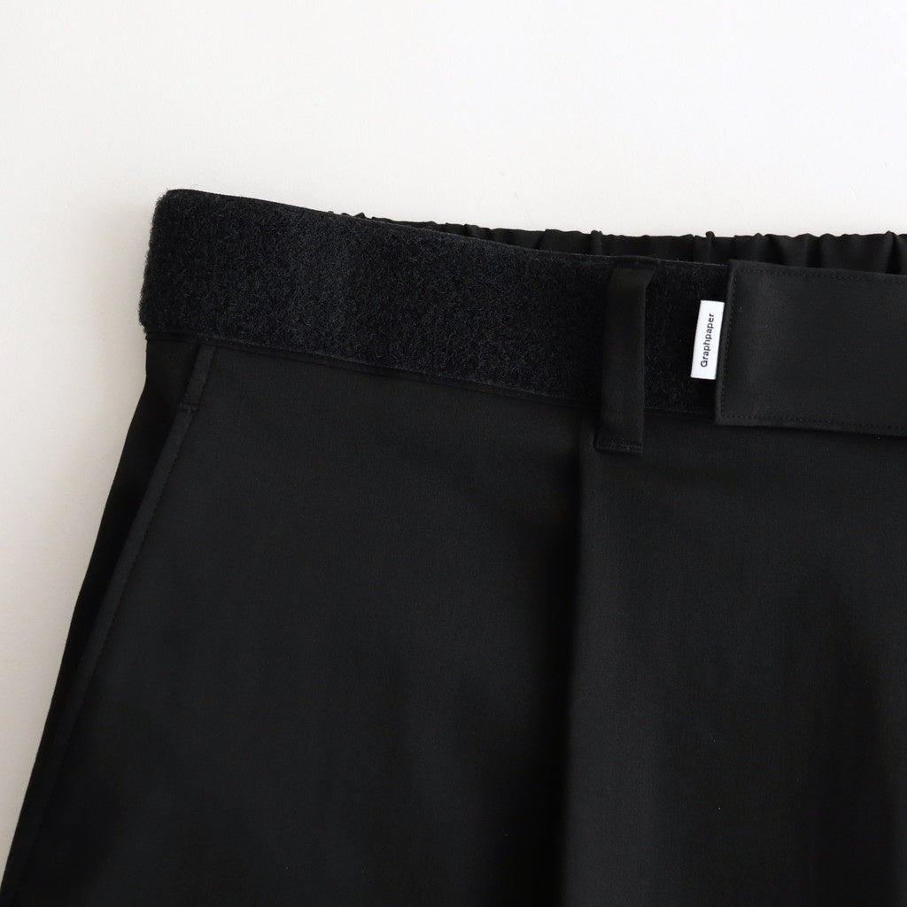 Solotex Twill Wide Chef Pants #BLACK [GM251-40327B]