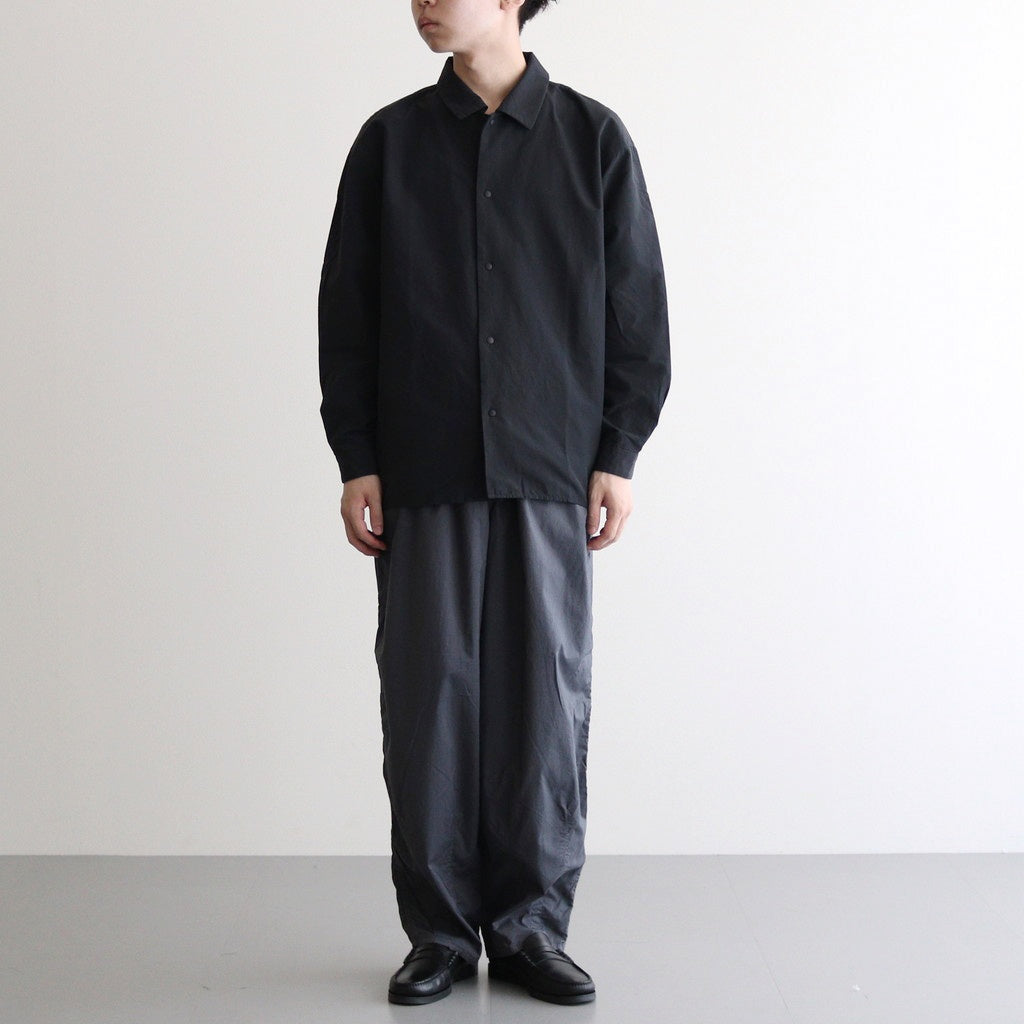 Garment Dyed Typewriter Parachute Pants #C.GRAY [GM243-40090]