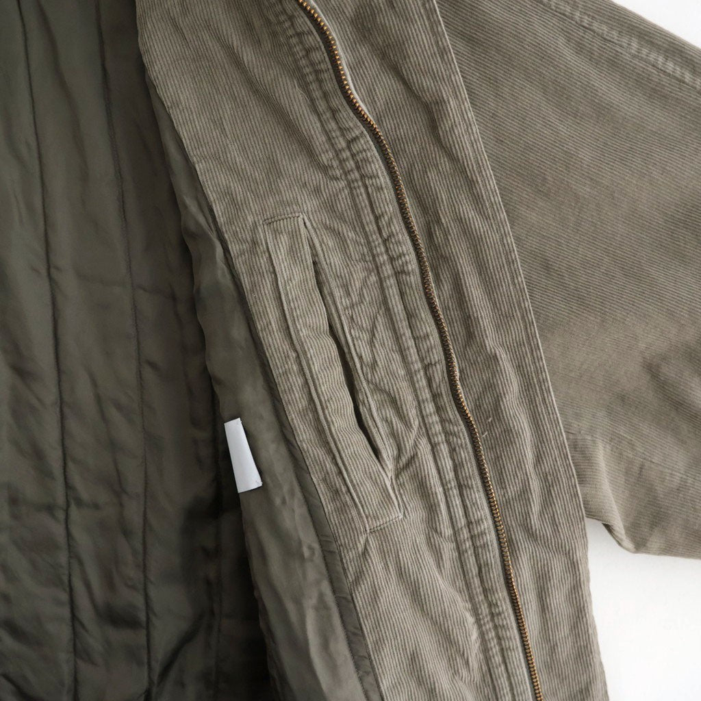 VINTAGE CORDUROY ZIP JACKET #TAUPE [ST.1581]