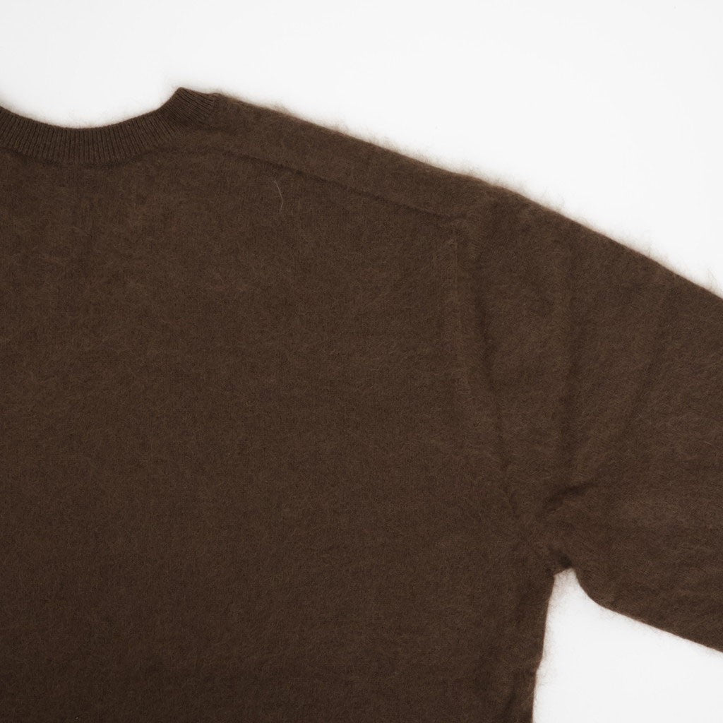 Woolcashmere Vneck Knit #BRN [12620508]