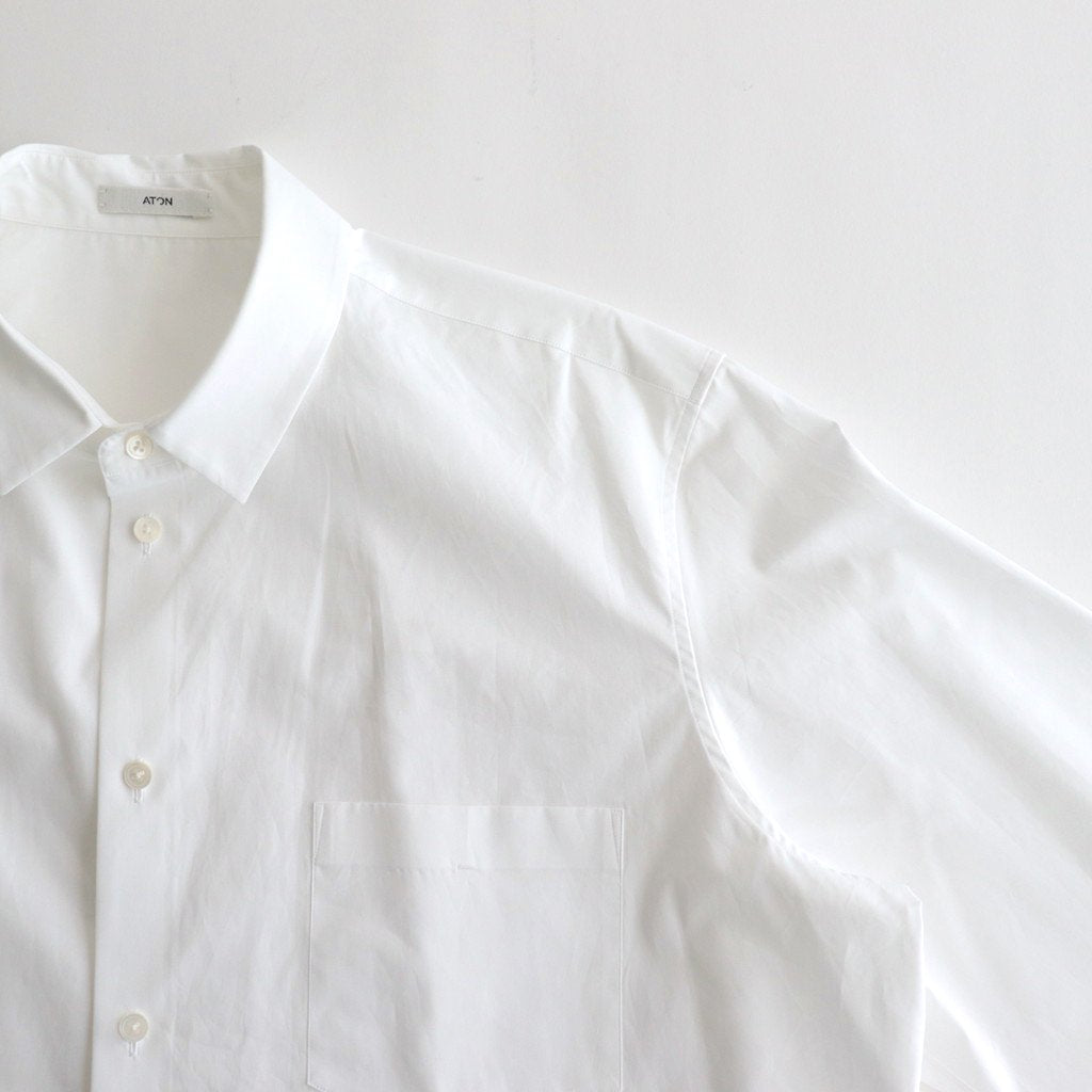 SUVIN BROAD STANDARD SHIRT #WHITE [BLAGSM0001]