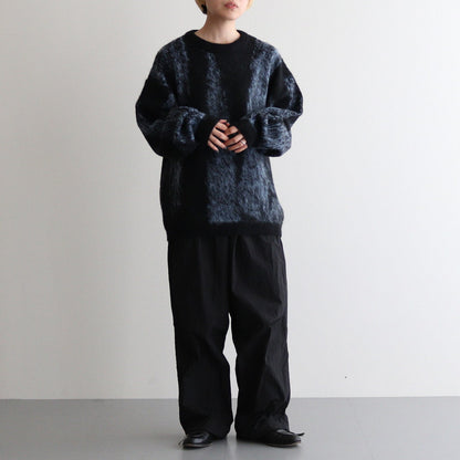 JACQUARD MOHAIR SWEATER #BLUE [YK24FW0815S]