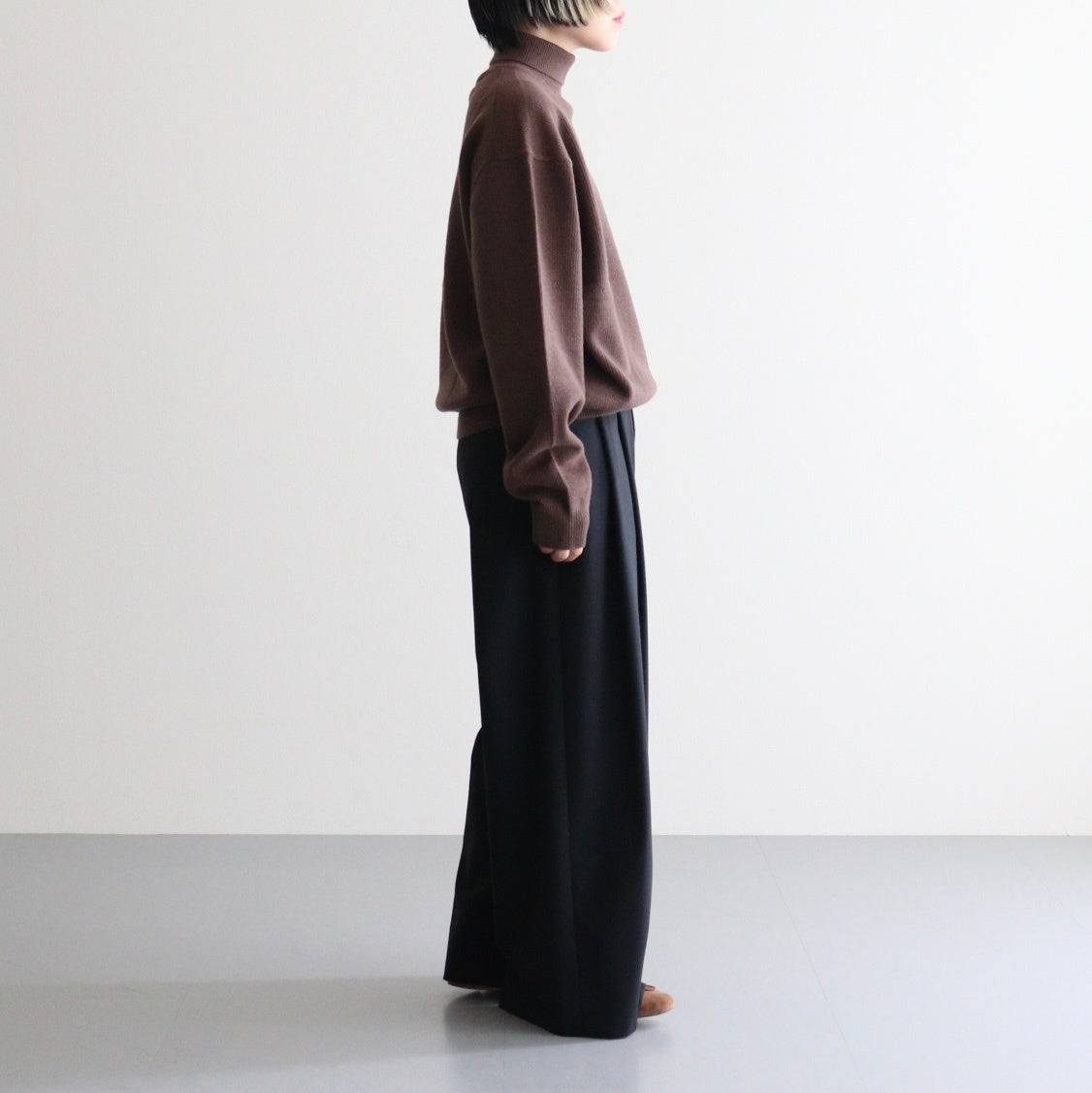 Turtle Neck #BROWN [2503-006]