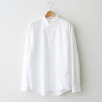 WASHED FINX TWILL SLIM SHIRT #WHITE [A26AS03TN]